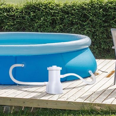 Product photograph of Outsunny Cartridge Filter Pump For 13 -15 Above Ground Pools from QD stores
