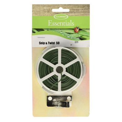 Product photograph of Tildenet 50m Snip And Twist Plastic Covered Wire Tie from QD stores