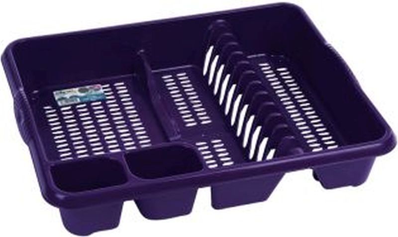 purple dish rack