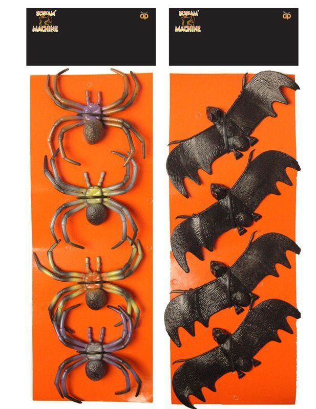 Bats Halloween Decorations (supplied as a pack of 4) - Buy Online at QD ...