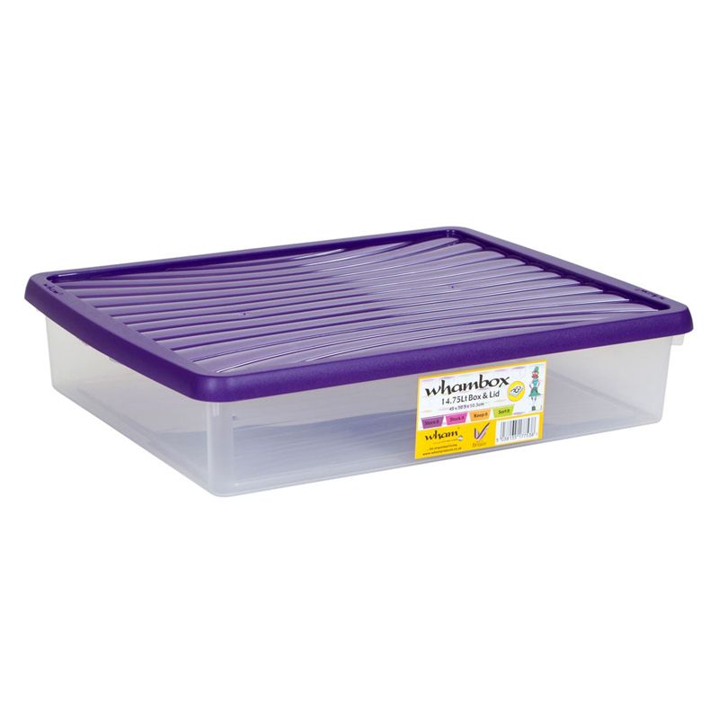 Plastic Storage Box 110 Litres Extra Large - Clear & Black Supa Nova by  Strata - Buy Online at QD Stores