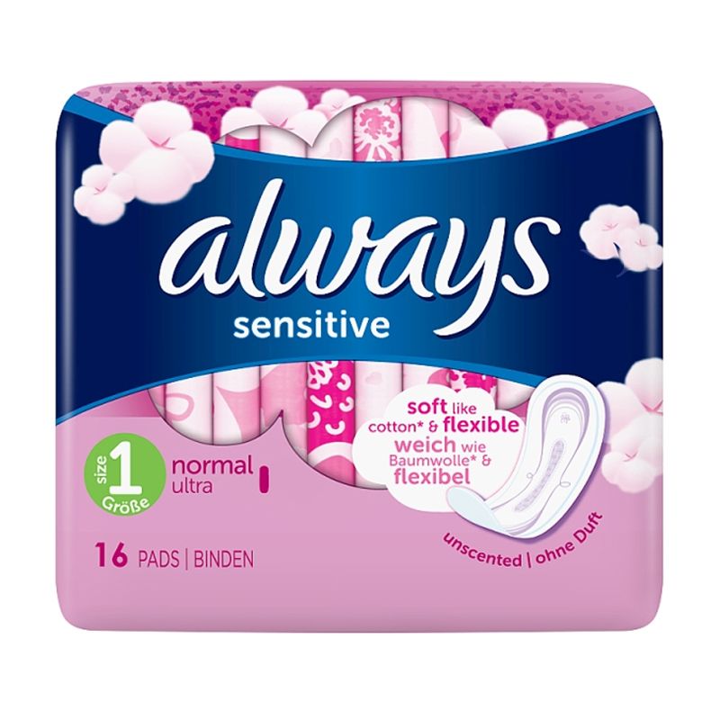 Always Sensitive Normal Sanitary Towels 16 Pack - Buy Online at QD Stores