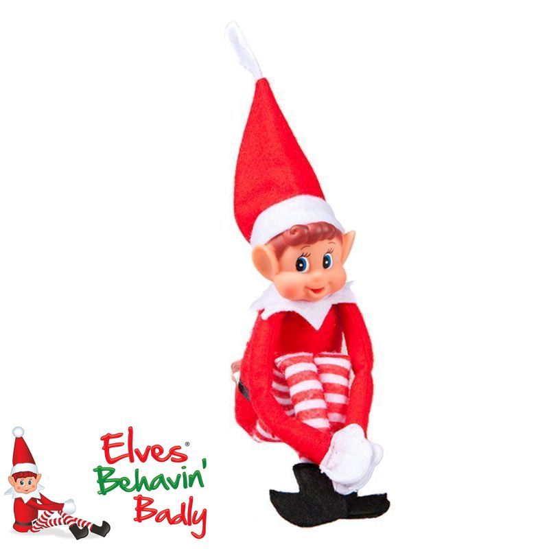 Elves Behavin' Elfie Red Elf 12 Inch - Buy Online at QD Stores