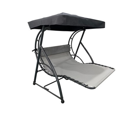 Product photograph of Avellino Garden Lounger Swing Seat By Croft from QD stores