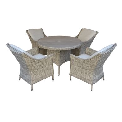 Product photograph of Arles Garden Patio Dining Set By Croft - 4 Seats from QD stores