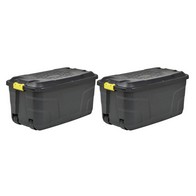 Plastic Storage Box 2 Wheels 190 Litres Extra Large - Black Heavy Duty by  Strata - Buy Online at QD Stores