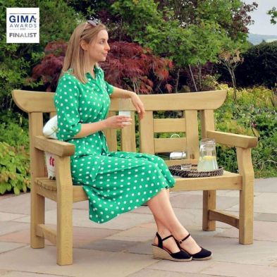 Product photograph of Cherry Blossom Garden Bench By Zest - 2 Seats from QD stores