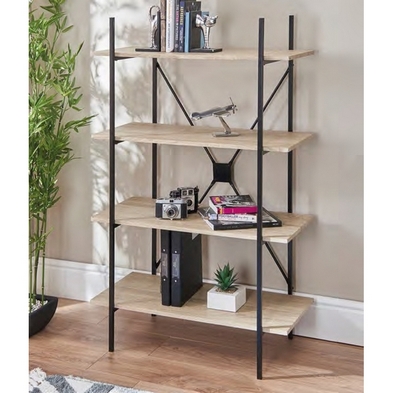 Product photograph of Elite 4 Tier Office Bookshelf from QD stores