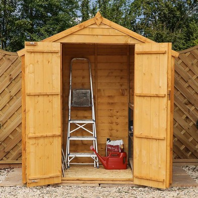 Product photograph of Mercia 6 2 X 4 2 Apex Shed - Budget Dip Treated Overlap from QD stores
