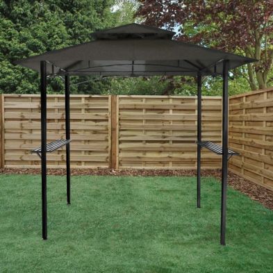 Product photograph of Garden Gazebo By Wensum With A Grey Canopy from QD stores