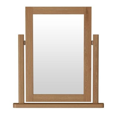 Product photograph of Rutland Mirror Oak Natural 55cm from QD stores