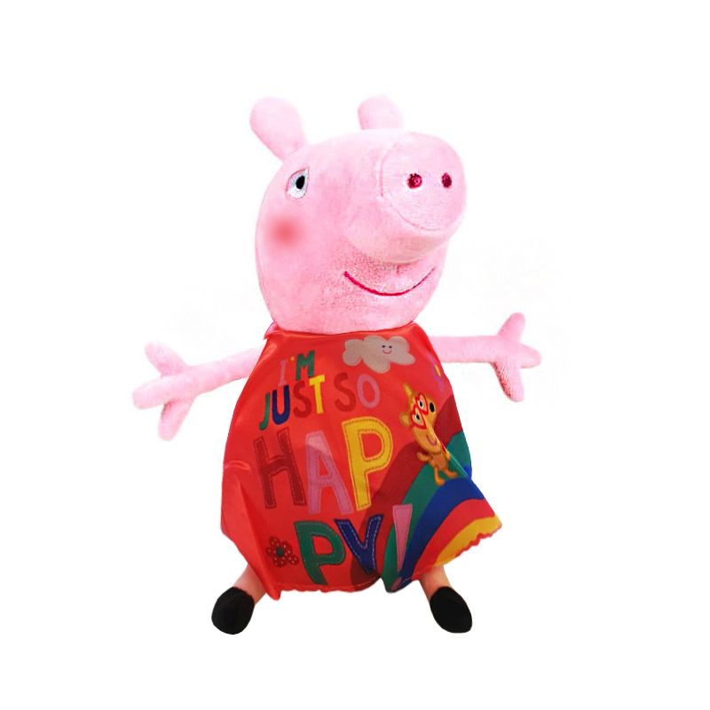 Peluche Peppa Pig rouge im just so happy 20 cm