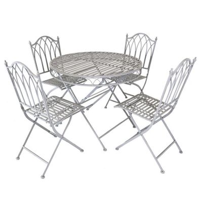Product photograph of Deco Garden Bistro Set By Wensum - 4 Seats from QD stores