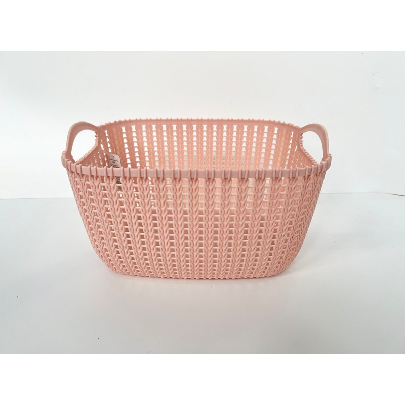 Plastic Basket 19.6 Litres - Pink by EA Living - Buy Online at QD Stores