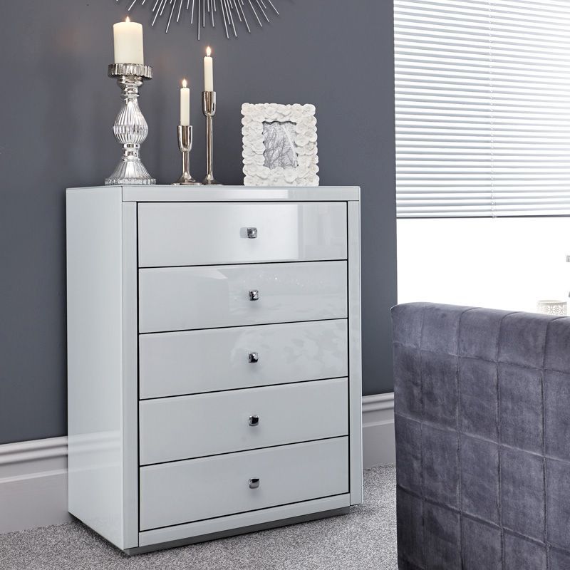 tall boy chest of drawers white
