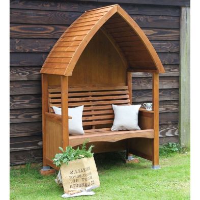 Product photograph of Afk Premium Cottage Arbour Beech Stain 2 Seat from QD stores