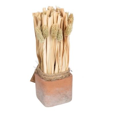 Product photograph of Dried Grass Bouquet Artificial Plant - 23cm from QD stores