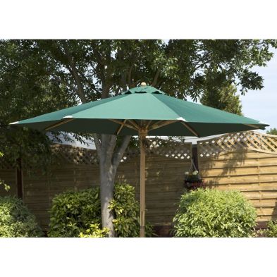 Product photograph of Garden Parasol By Charles Taylor - Green 2 7m from QD stores