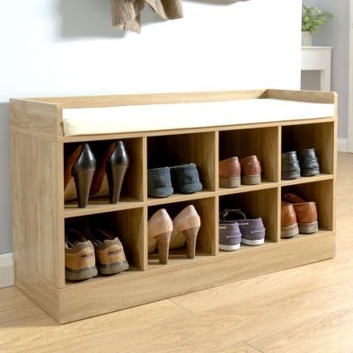 Product photograph of Kempton Shoe Storage Natural 8 Shelves from QD stores
