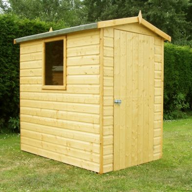 Product photograph of Shire Hi Spec 4 4 X 6 2 Apex Shed - Premium Dip Treated Shiplap from QD stores