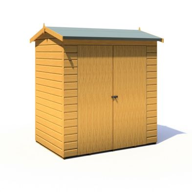 Shire Lewis 4 5 X 6 3 Reverse Apex Shed Classic Coated Shiplap