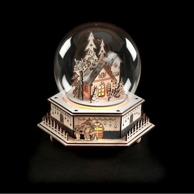 Ornament Snow Globe Christmas Lights Warm White Indoor By Astralis