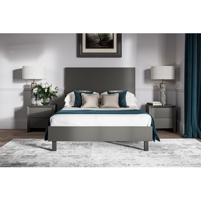 Product photograph of Stockbridge Small Double Bed Dark Grey from QD stores