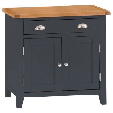 Product photograph of Aurora Midnight Sideboard Oak 2 Doors 1 Drawer from QD stores