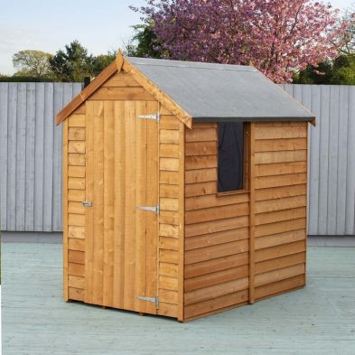 Product photograph of Shire Cromer 4 5 X 6 3 Apex Shed - Premium Pressure Treated Overlap from QD stores
