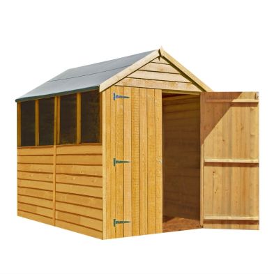 Shire Ashworth 5 5 X 6 10 Apex Shed Budget Dip Treated Overlap