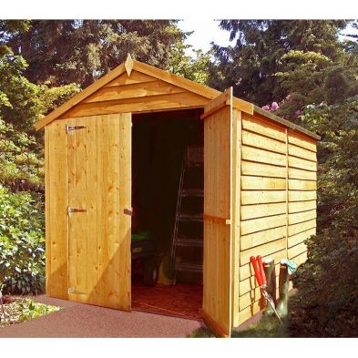 Product photograph of Shire Cromer 6 5 X 8 1 Apex Shed - Premium Pressure Treated Overlap from QD stores