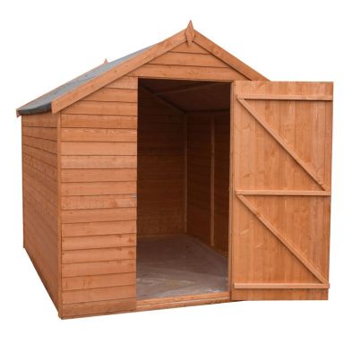 Product photograph of Shire Wiltshire 5 11 X 6 11 Apex Shed - Classic Dip Treated Overlap from QD stores