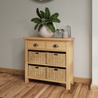 See more information about the Rutland Chest of Drawers Oak Natural 6 Drawers