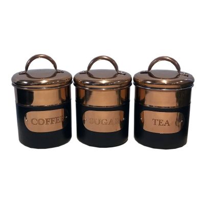 Product photograph of Metal Tin 940ml - Black Copper from QD stores