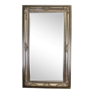 Product photograph of Ornate Wall Mirror Wood Metallic 148cm from QD stores