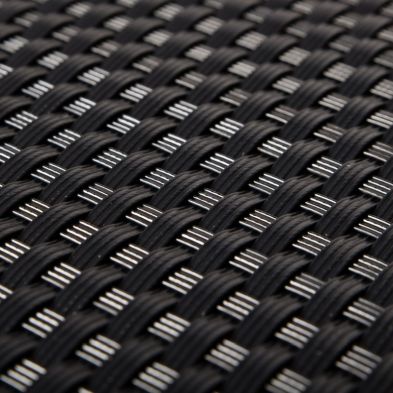 Product photograph of Artificial 1m Wide Black Privacy Screening By Rattan Art from QD stores
