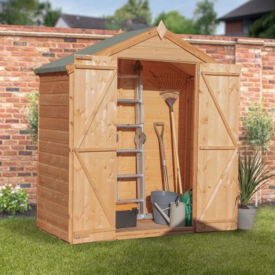 Product photograph of Mercia 5 9 X 2 7 Apex Shed - Premium Dip Treated Shiplap from QD stores